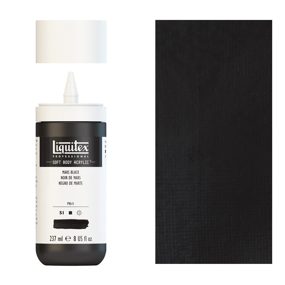 Liquitex Professional Soft Body Acrylic 8oz Mars Black