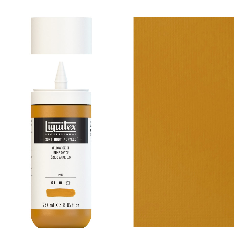 Liquitex Professional Soft Body Acrylic 8oz Yellow Oxide