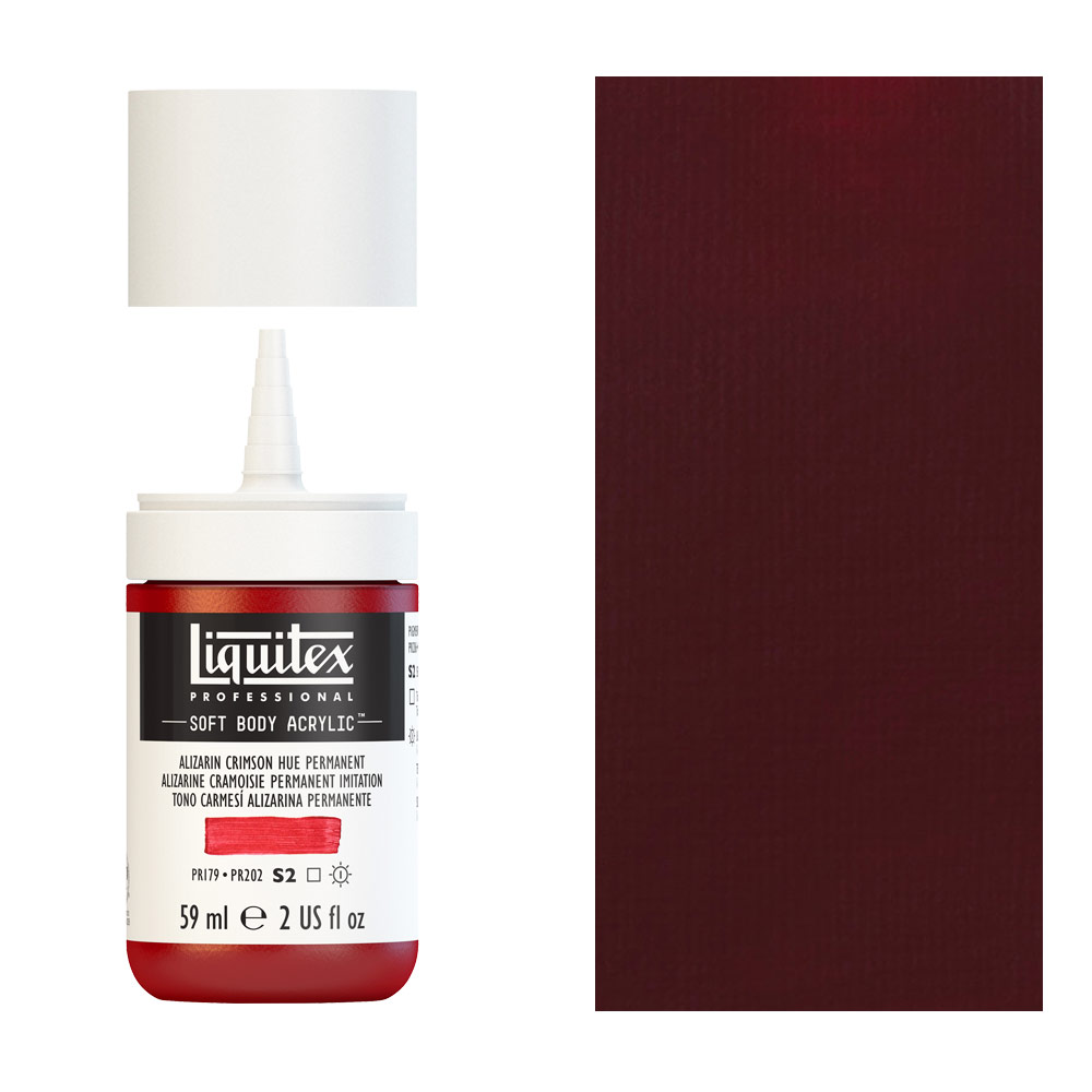 Liquitex Professional Soft Body Acrylic 2oz - Alizarin Crimson Hue Permanent