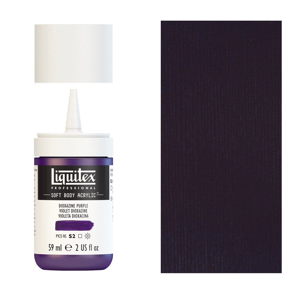 Liquitex Professional Soft Body Acrylic 2oz - Dioxazine Purple