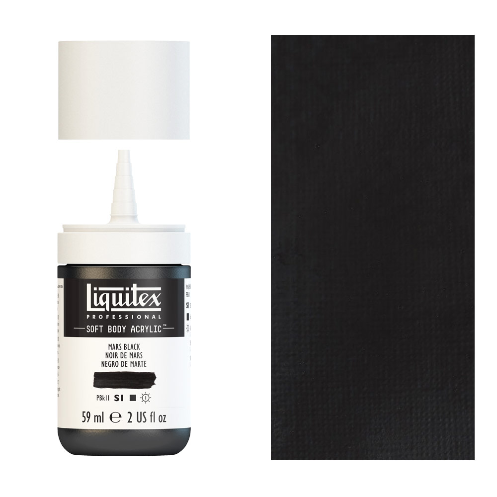 Liquitex Professional Soft Body Acrylic 2oz - Mars Black