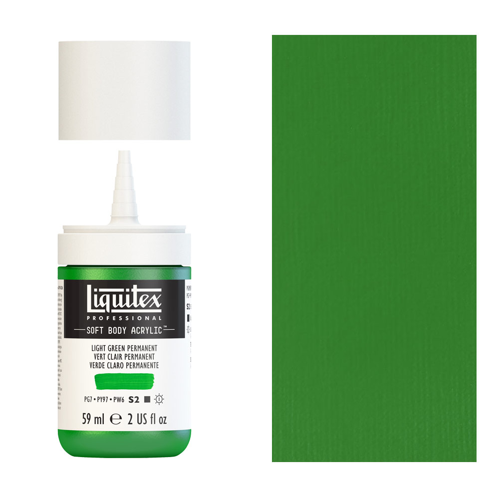 Liquitex Professional Soft Body Acrylic 2oz Light Green Permanent