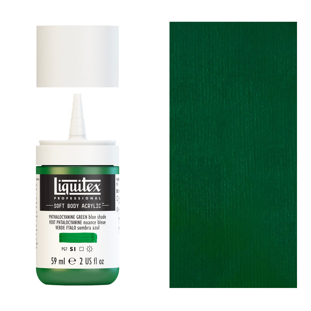 Liquitex Professional Soft Body Acrylic 2oz - Phthalo Green (Yellow Shade)