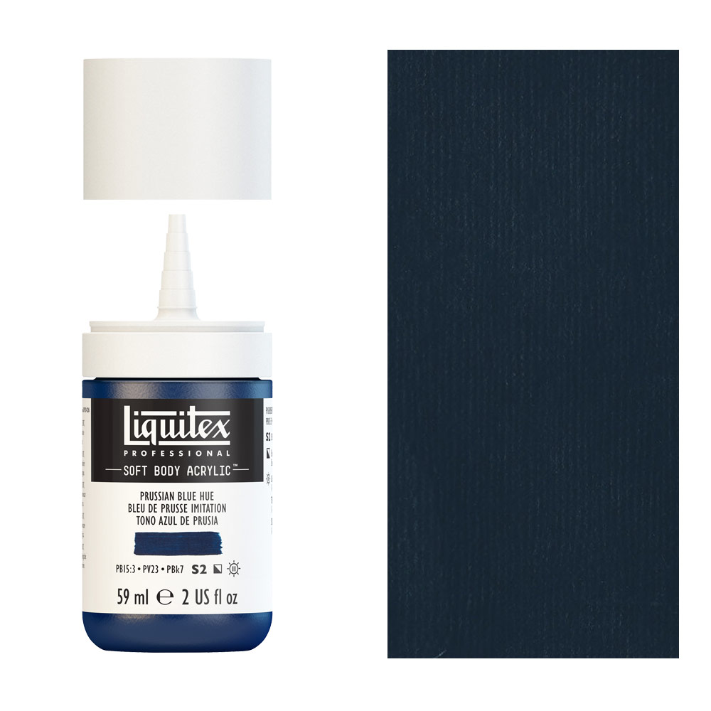 Liquitex Professional Soft Body Acrylic 2oz - Prussian Blue Hue