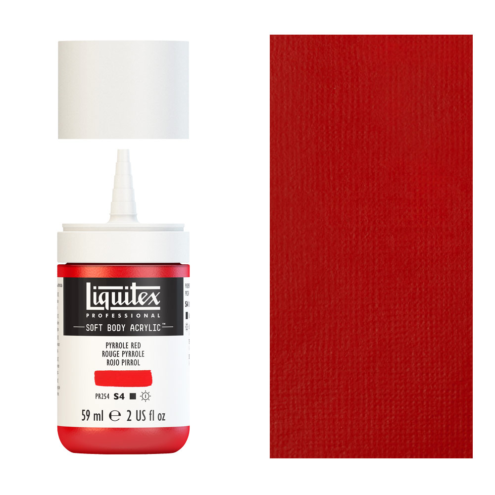 Liquitex Professional Soft Body Acrylic 2oz Pyrrole Red