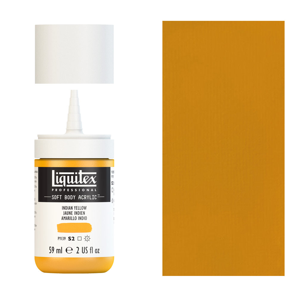 Liquitex Professional Soft Body Acrylic 2oz - Indian Yellow