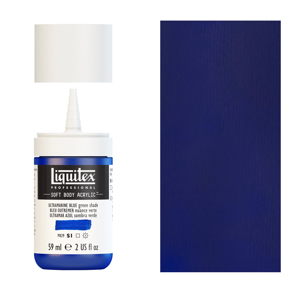 Liquitex Professional Soft Body Acrylic 2oz - Ultramarine Blue (Green Shade)