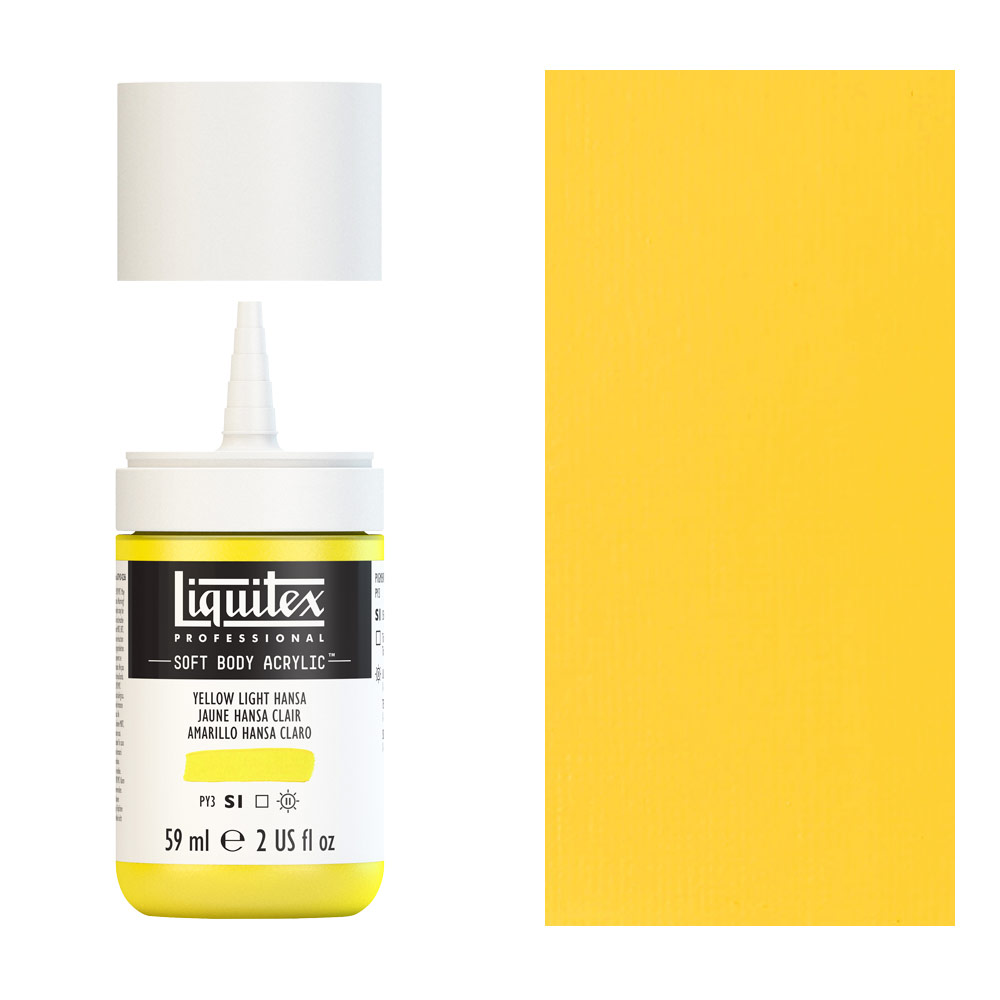 Liquitex Professional Soft Body Acrylic 2oz - Yellow Light Hansa