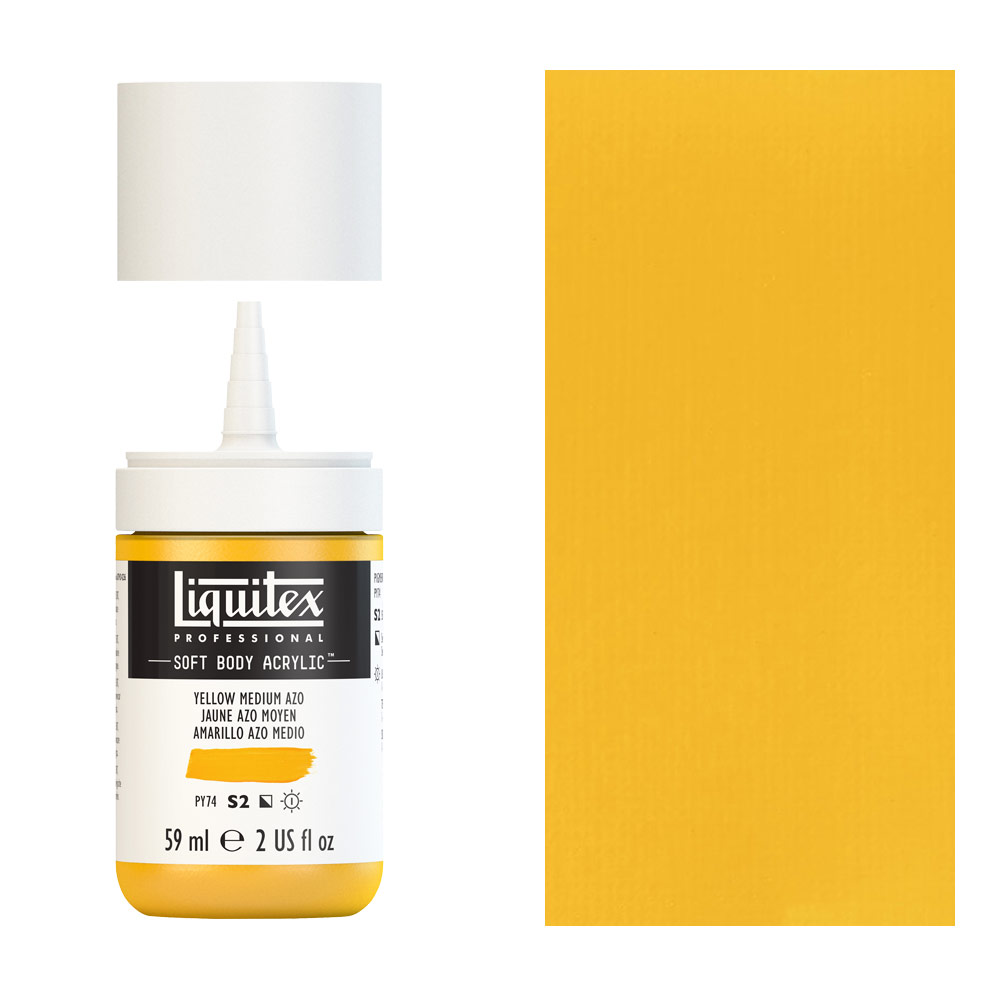 Liquitex Professional Soft Body Acrylic 2oz - Yellow Medium Azo