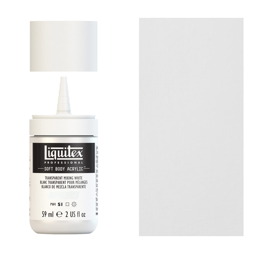 Liquitex Professional Soft Body Acrylic 2oz Transparent Mixing White