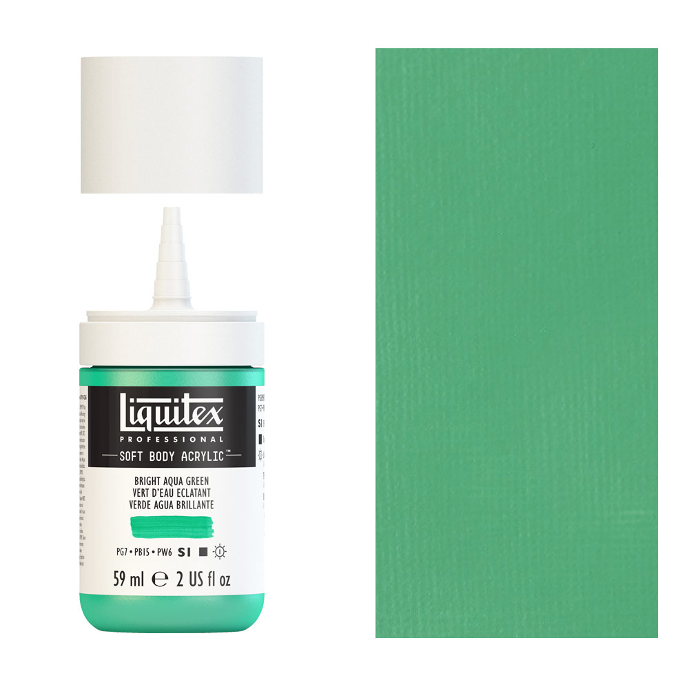 Liquitex Professional Soft Body Acrylic 2oz Bright Aqua Green