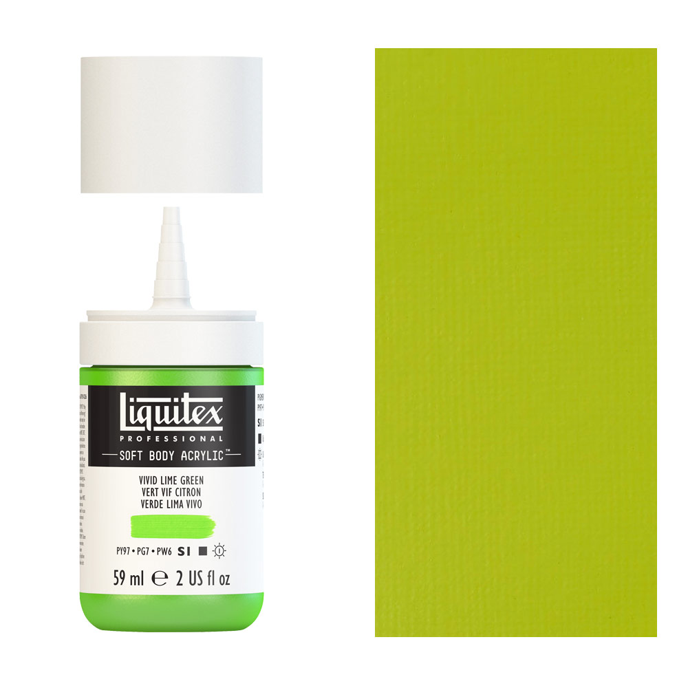 Liquitex Professional Soft Body Acrylic 2oz - Vivid Lime Green
