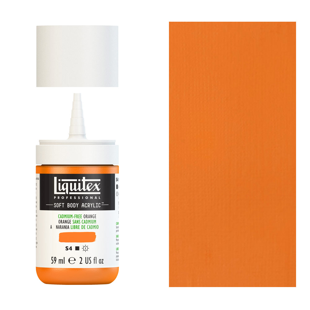 Liquitex Professional Soft Body Acrylic 2oz - Cadmium-Free Orange