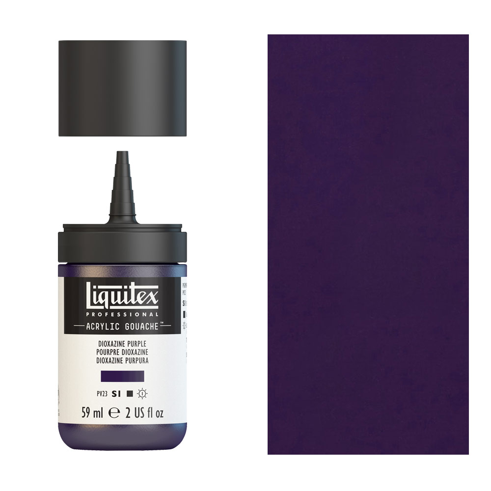 Liquitex Acrylic Gouache 2oz - Dioxazine Purple