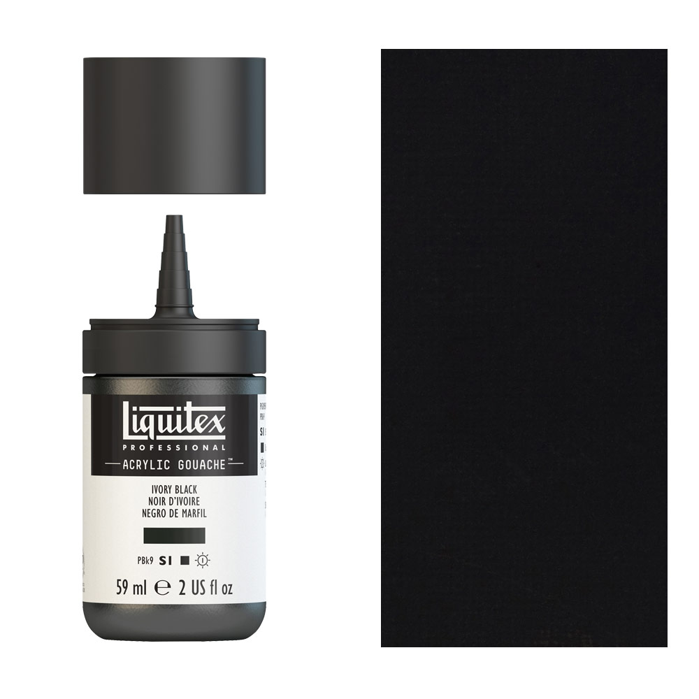 Liquitex Professional Acrylic Gouache 59ml Ivory Black