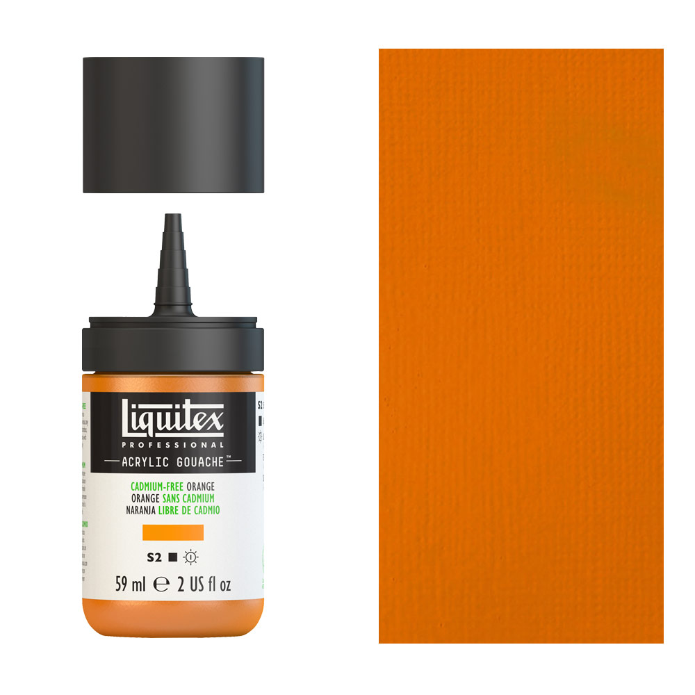 Liquitex Professional Acrylic Gouache 59ml Cadmium-Free Orange