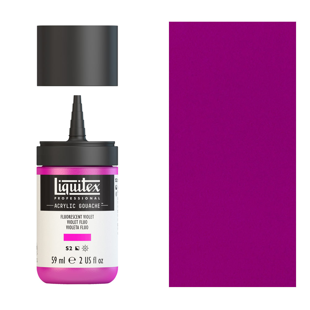 Liquitex Professional Acrylic Gouache 59ml Fluorescent Violet
