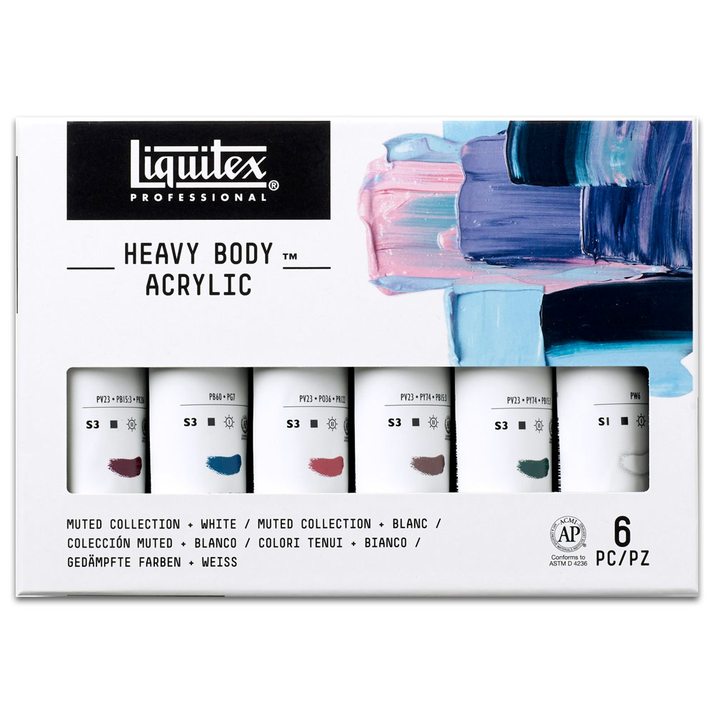 Liquitex Professional Heavy Body Muted Collection Set