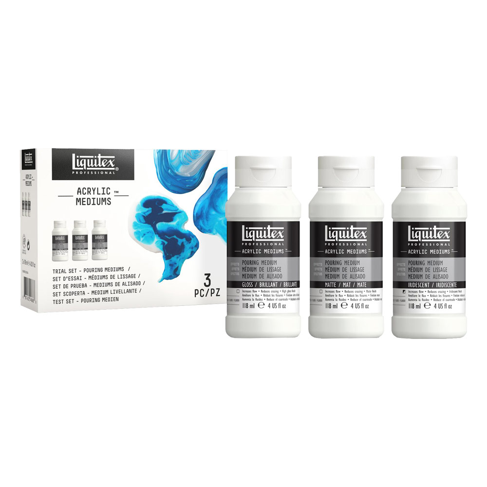Liquitex Professional Acrylic Mediums 3 Set Trial