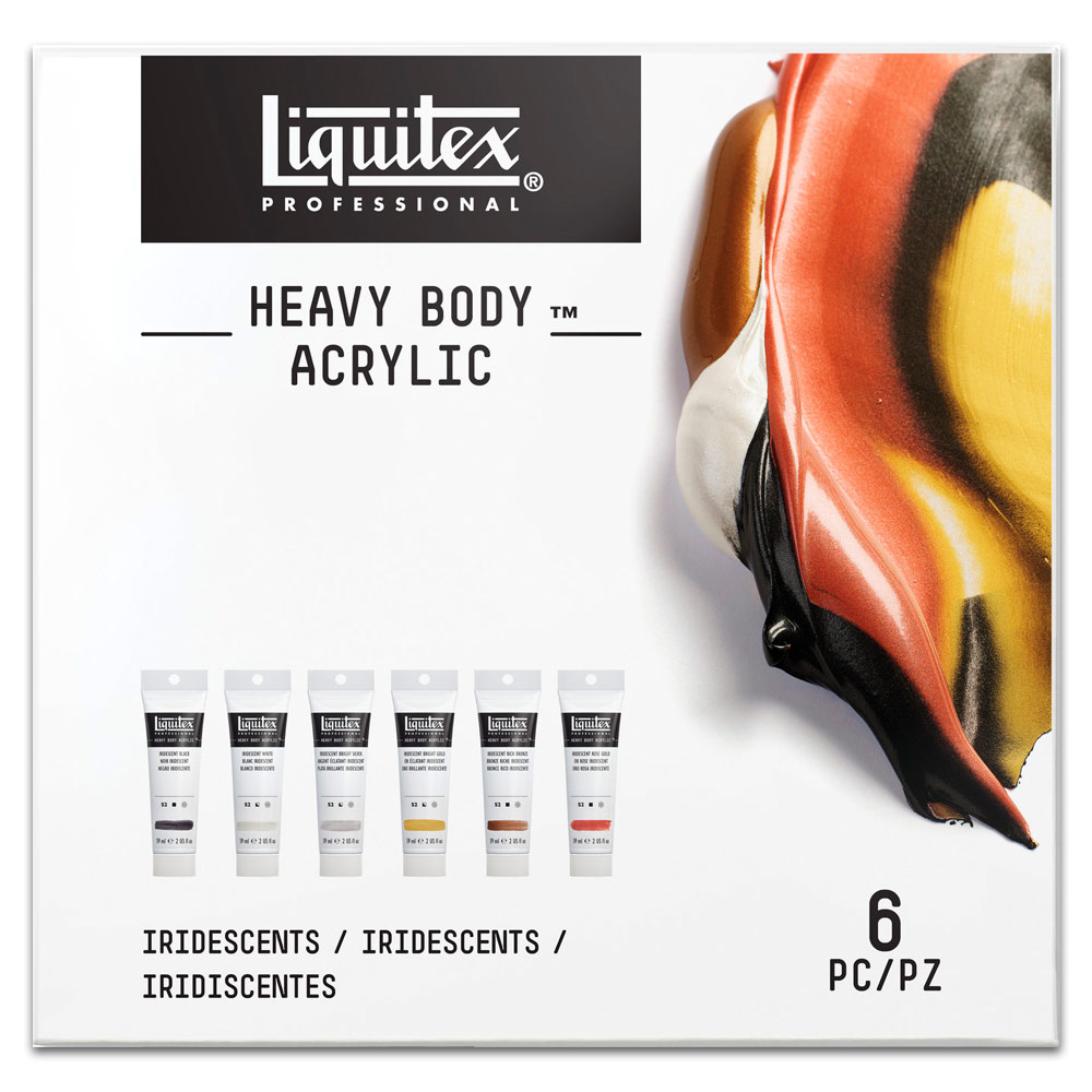 Liquitex Professional Heavy Body Acrylic 6 x 59ml Set Iridescents