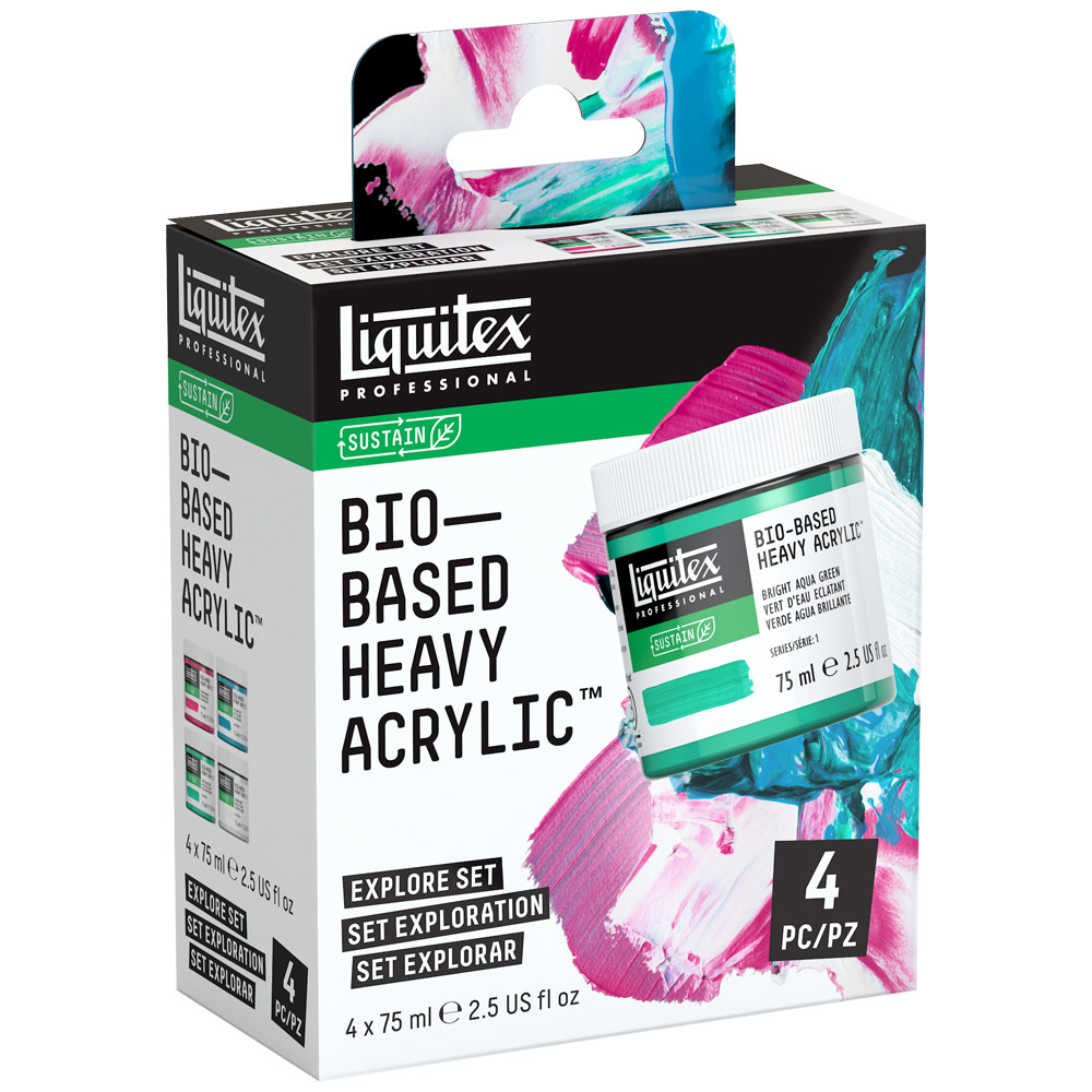 Liquitex Professional Bio-Based Heavy Acrylic 4 x 75ml Set Explore