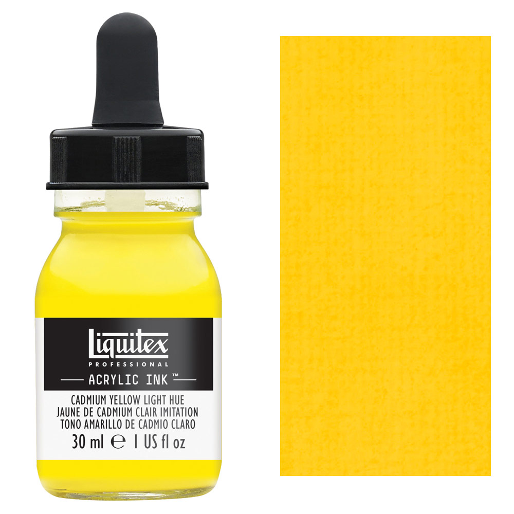 Liquitex Professional Acrylic Ink 30ml Cadmium Yellow Light Hue