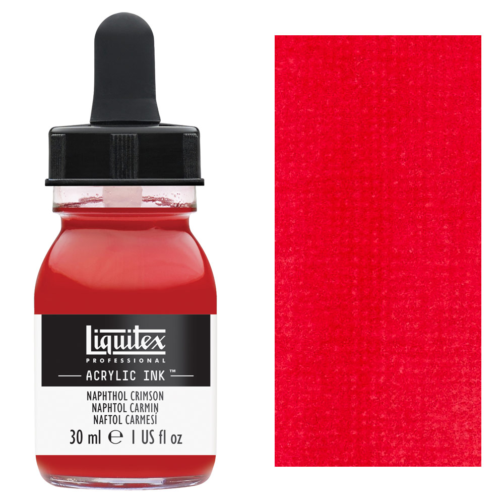 Liquitex Professional Acrylic Ink 30ml Naphthol Crimson