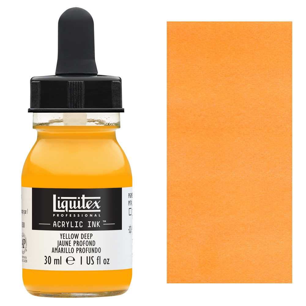 Liquitex Professional Acrylic Ink 30ml Yellow Deep