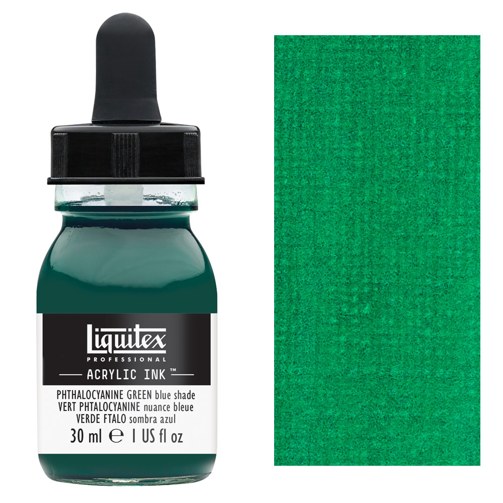 Liquitex Professional Acrylic Ink 30ml Phthalocyanine Green Blue Shade