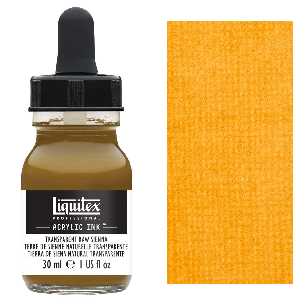 Liquitex Professional Acrylic Ink 30ml Transparent Raw Sienna