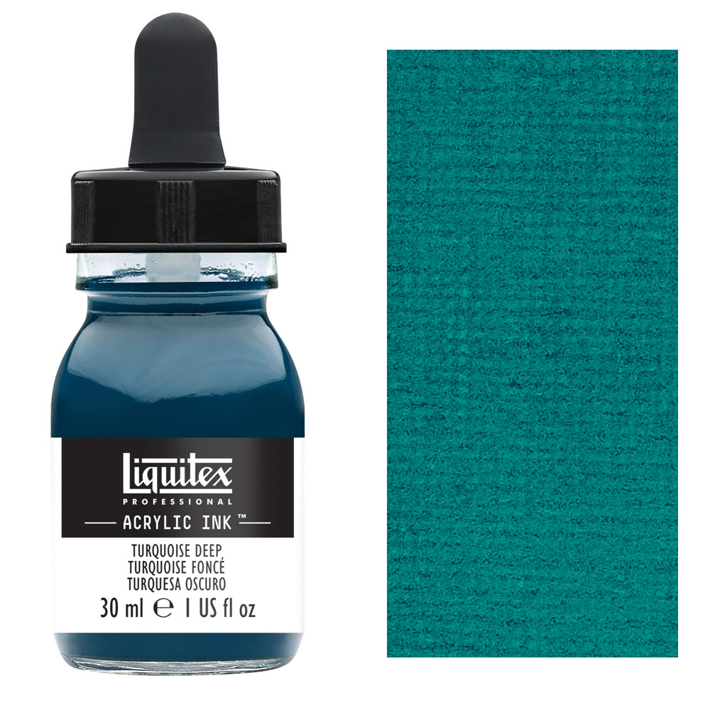 Liquitex Professional Acrylic Ink - 30 mL, Turquoise Deep