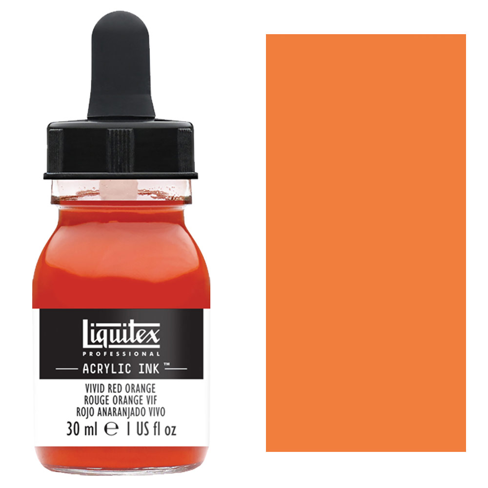 Liquitex Professional Acrylic Ink 30ml Vivid Red Orange
