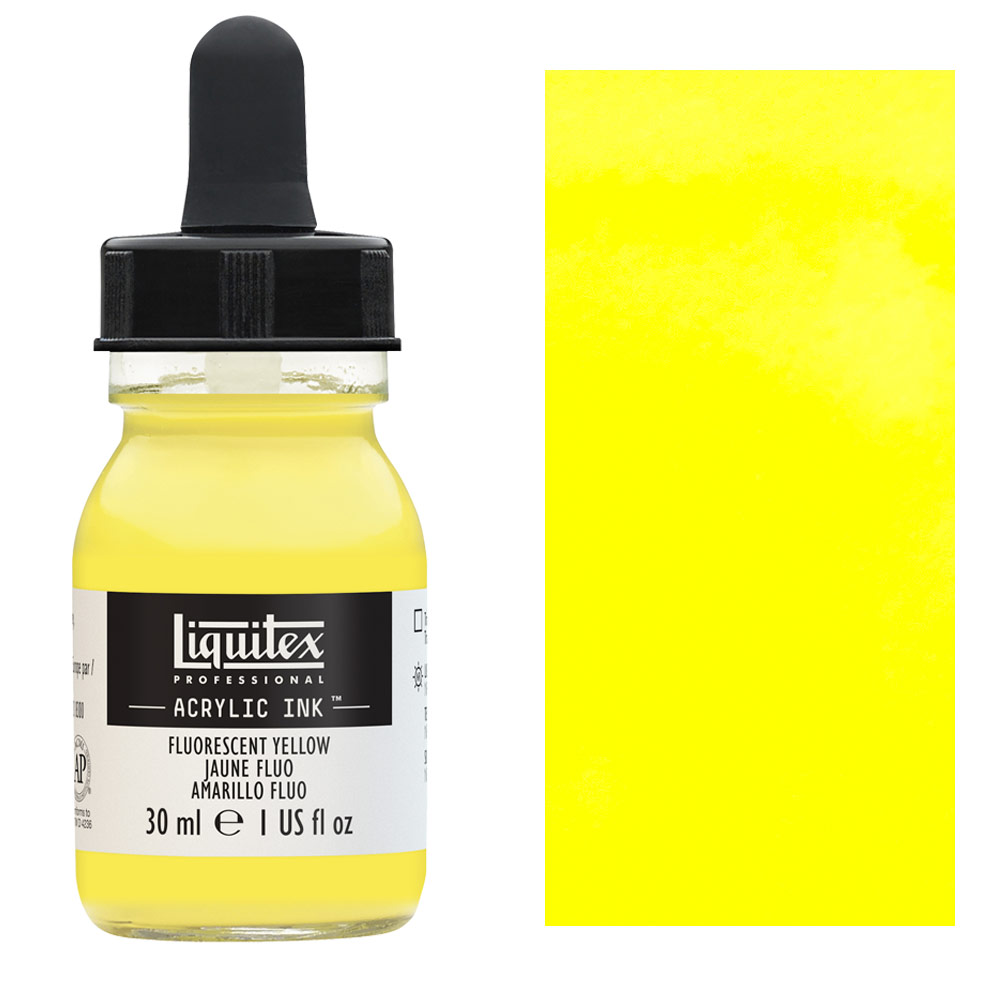 Liquitex Professional Acrylic Ink 30ml Fluorescent Yellow