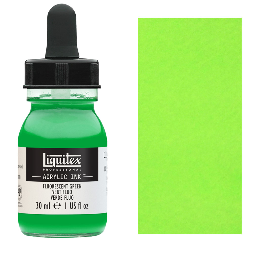 Liquitex Professional Acrylic Ink 30ml Fluorescent Green