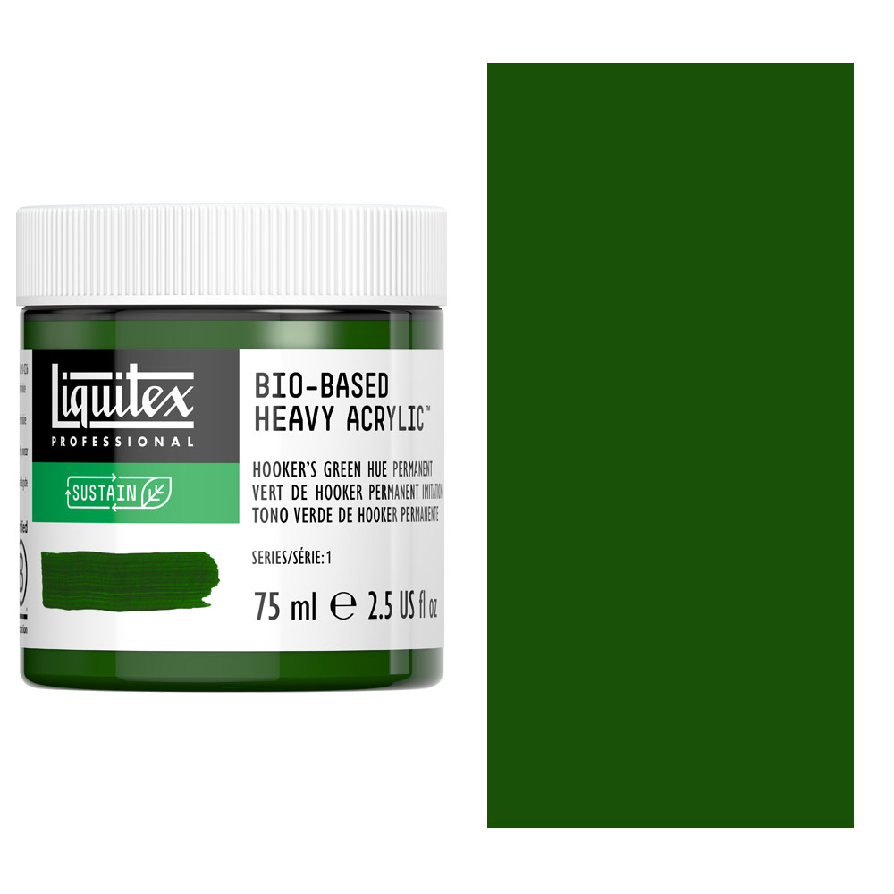 Liquitex Professional Bio-Based Heavy Acrylic 75ml Hooker's Green Hue Perm