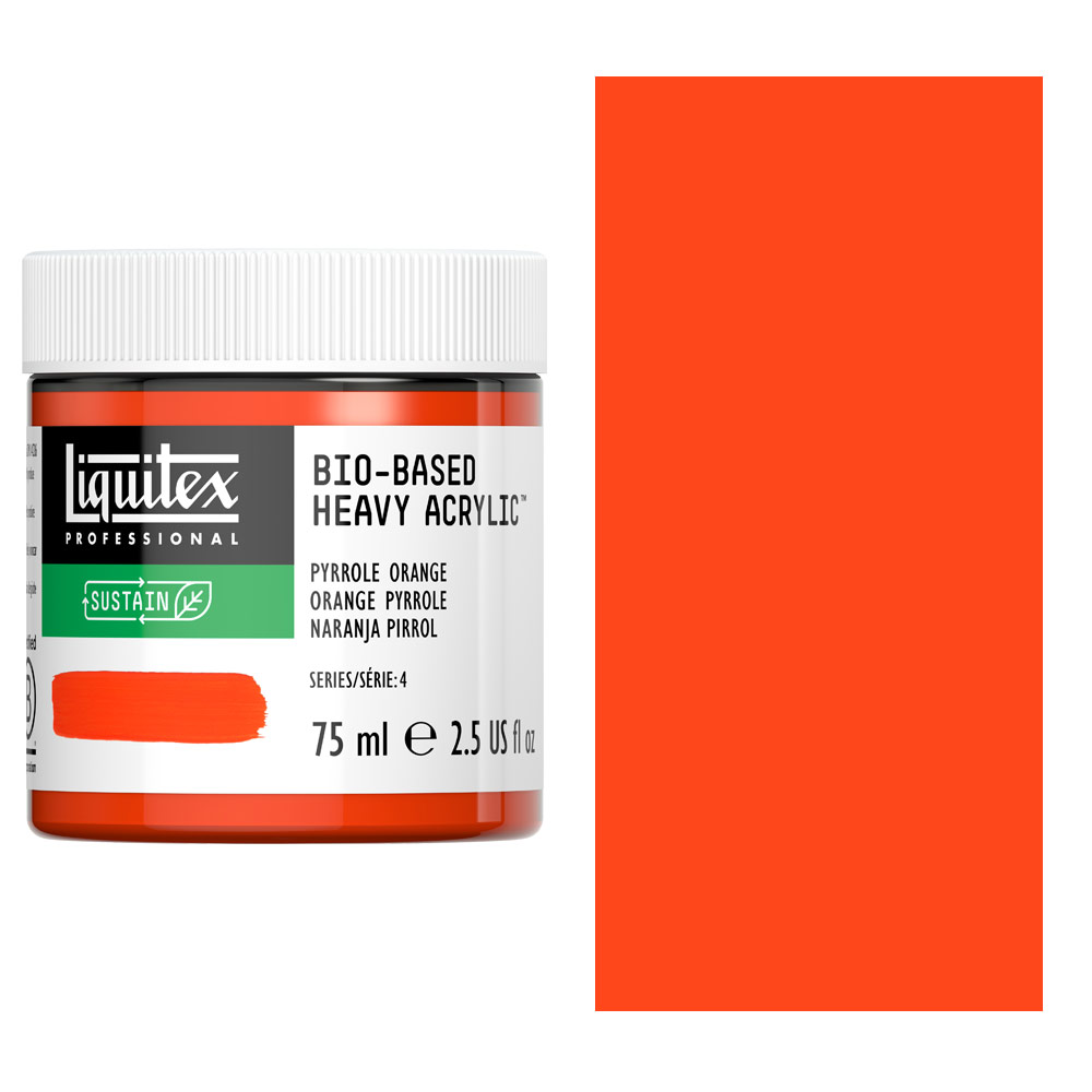 Liquitex Professional Bio-Based Heavy Acrylic 75ml Pyrrole Orange