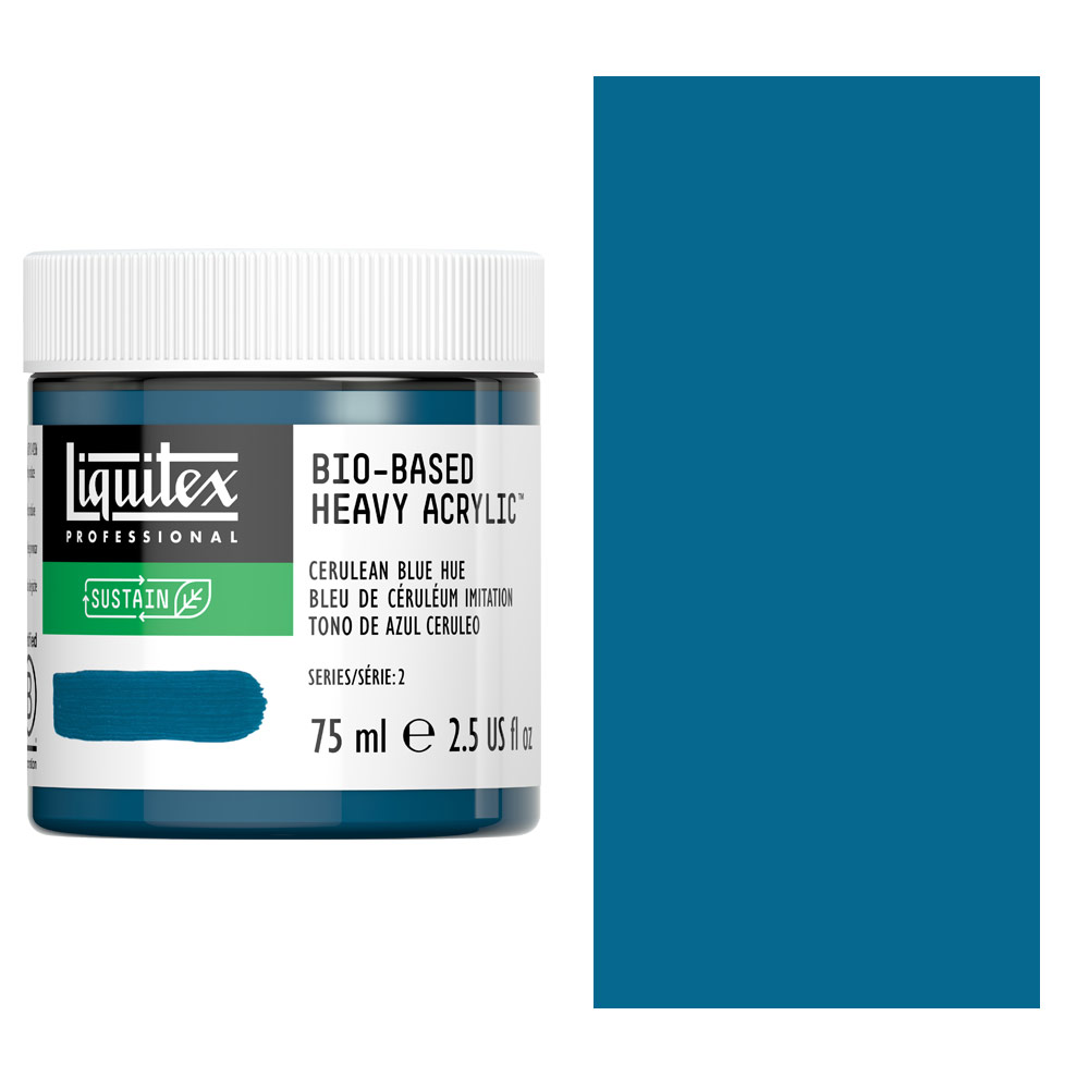 Liquitex Professional Bio-Based Heavy Acrylic 75ml Cerulean Blue Hue