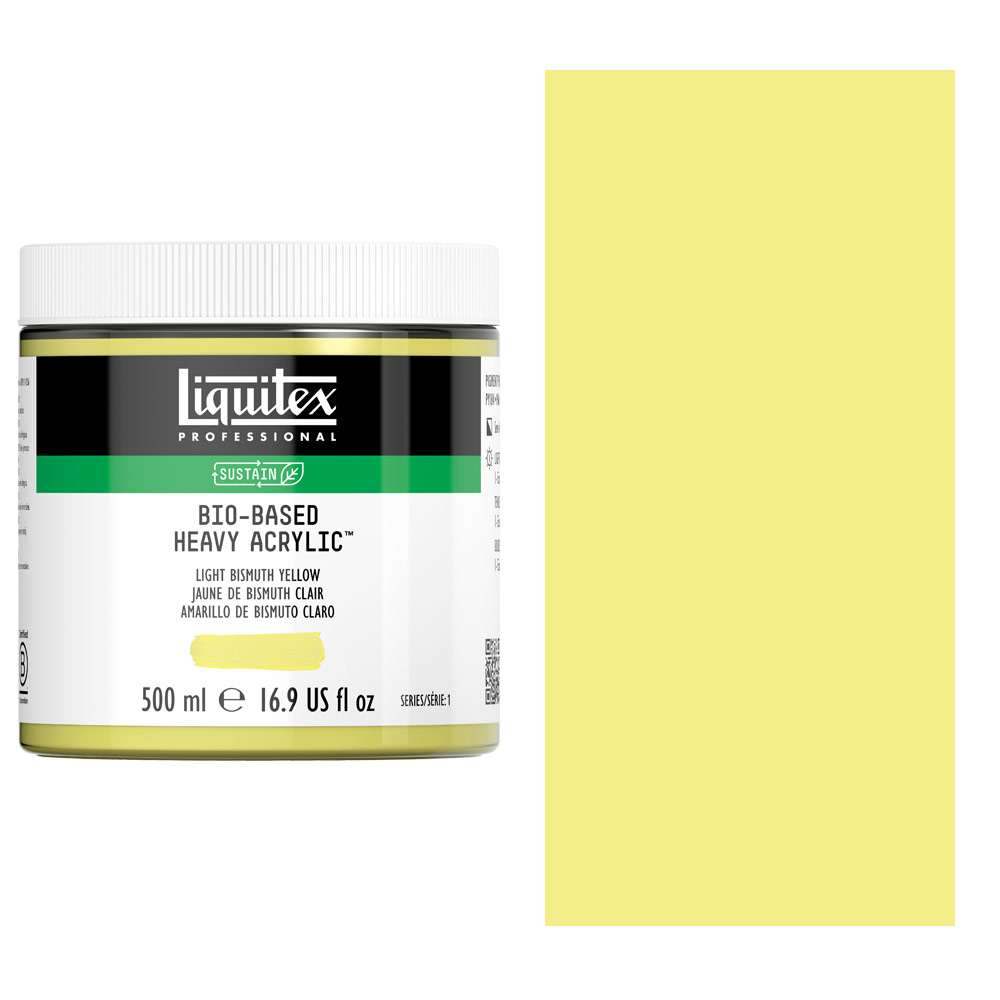 Liquitex Professional Bio-Based Heavy Acrylic 500ml Light Bismuth Yellow