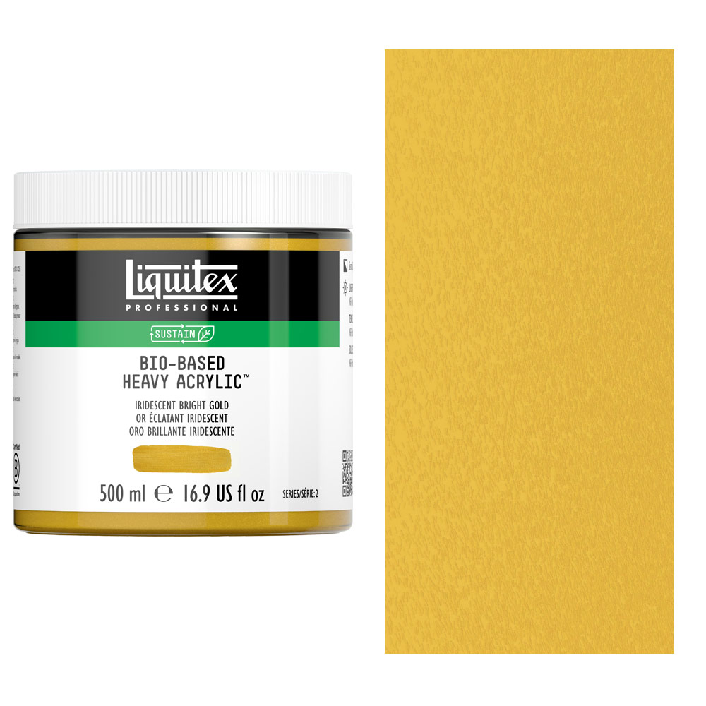 Liquitex Professional Bio-Based Heavy Acrylic 500ml Iridescent Bright Gold