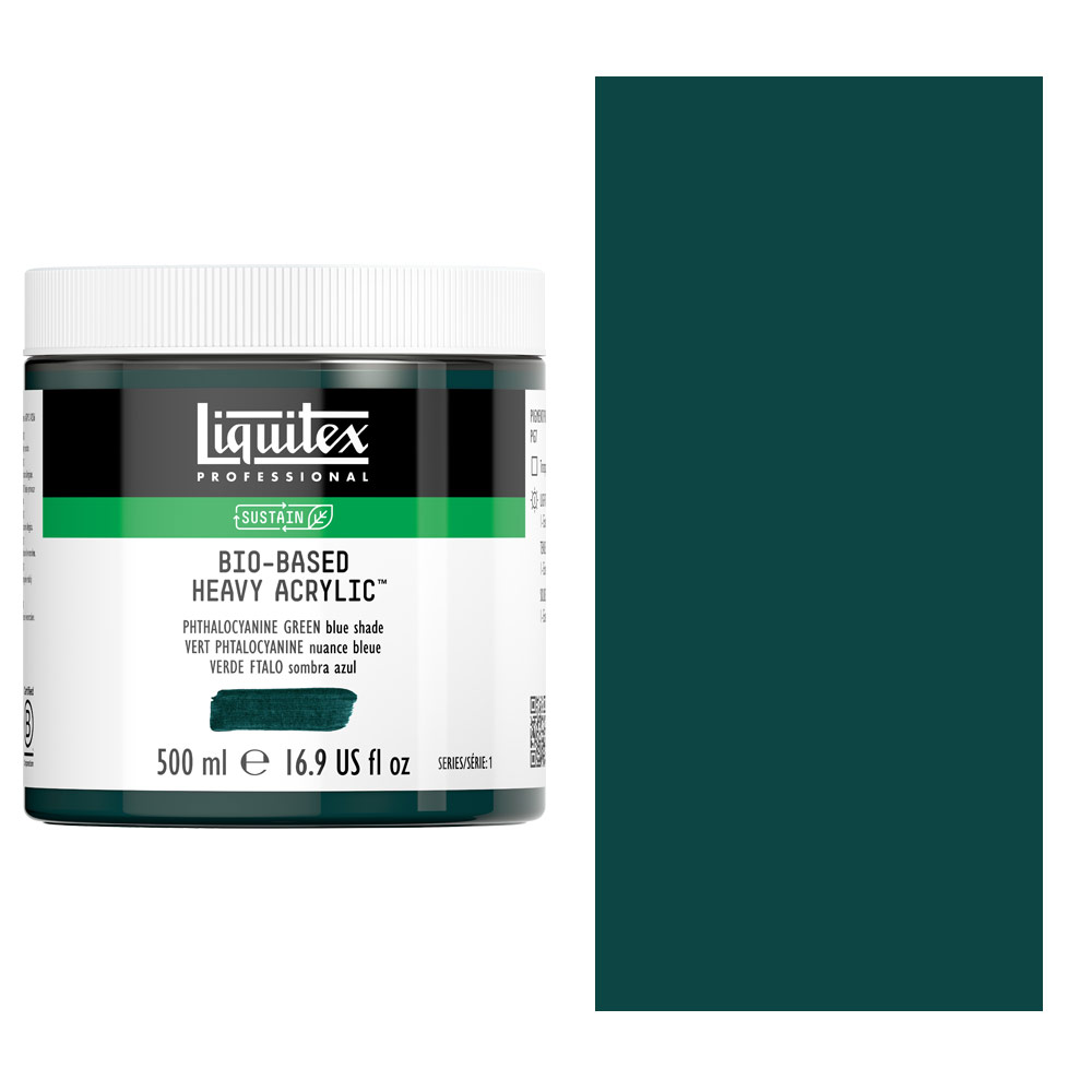 Liquitex Professional Bio-Based Heavy Acrylic 500ml Phthalo Green BS