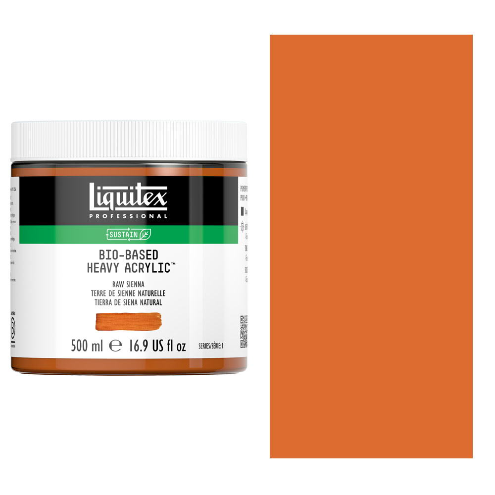 Liquitex Professional Bio-Based Heavy Acrylic 500ml Raw Sienna