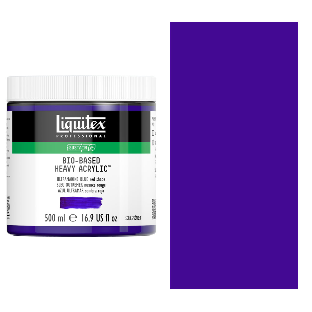 Liquitex Professional Bio-Based Heavy Acrylic 500ml Ultramarine Blue RS