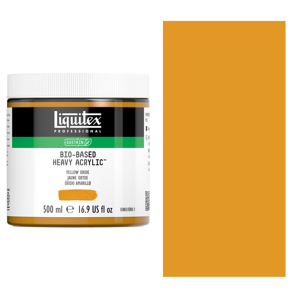 Liquitex Professional Bio-Based Heavy Acrylic 500ml Yellow Oxide
