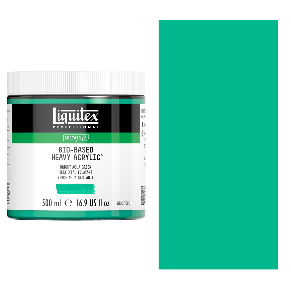 Liquitex Professional Bio-Based Heavy Acrylic 500ml Bright Aqua Green