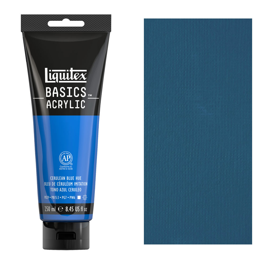 Liquitex Basics Acrylic 250ml Cerulean Blue Hue