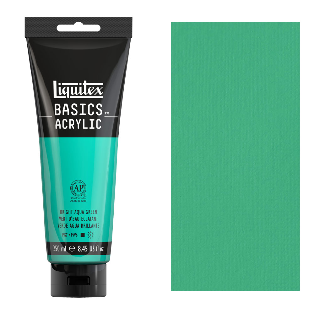 Liquitex Basics Acrylic 250ml Bright Aqua Green
