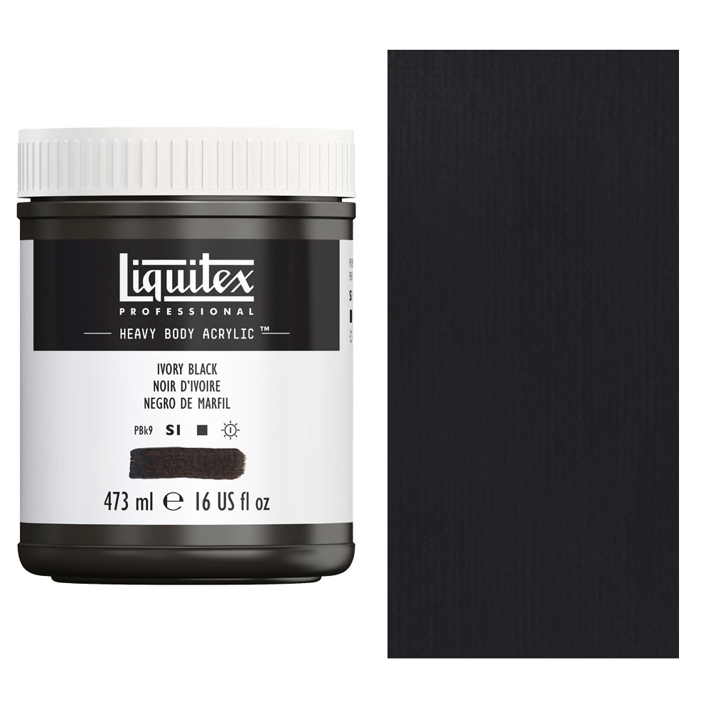 Liquitex Professional Heavy Body Acrylic 16oz Ivory Black