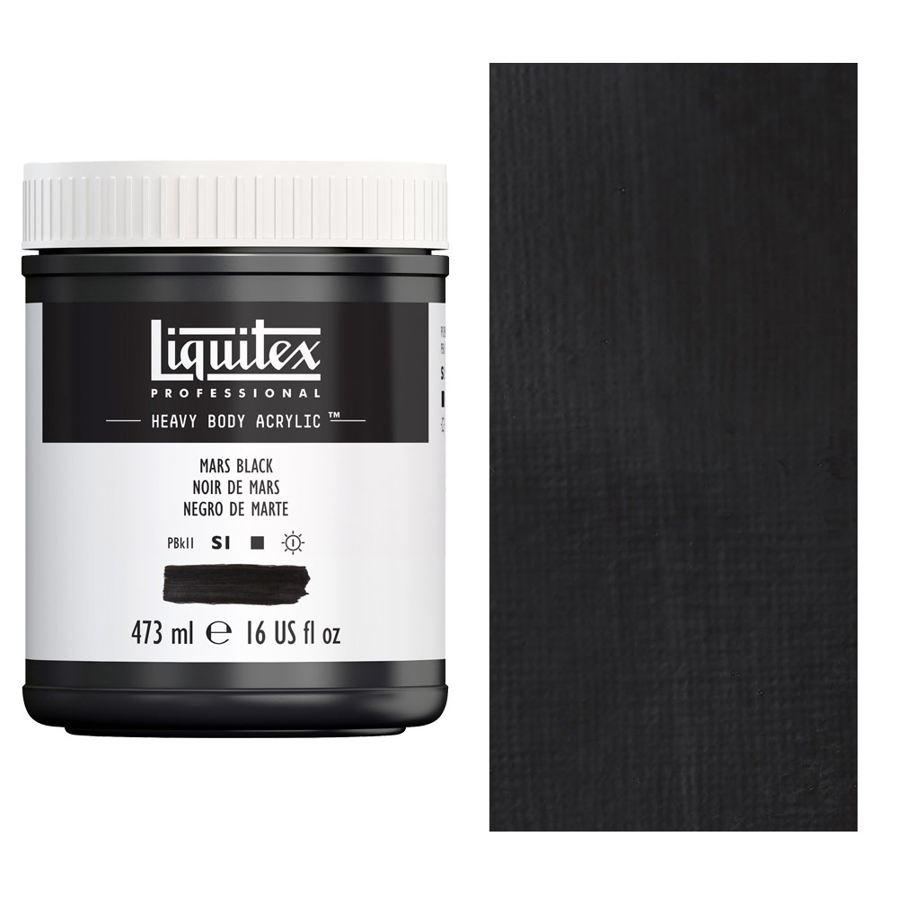 Liquitex Professional Heavy Body Acrylic 16oz Mars Black