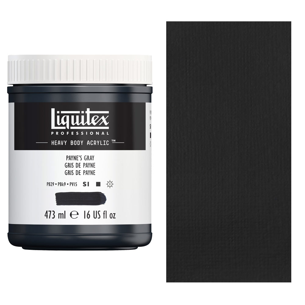 Liquitex Professional Heavy Body Acrylic 16oz Payne's Gray