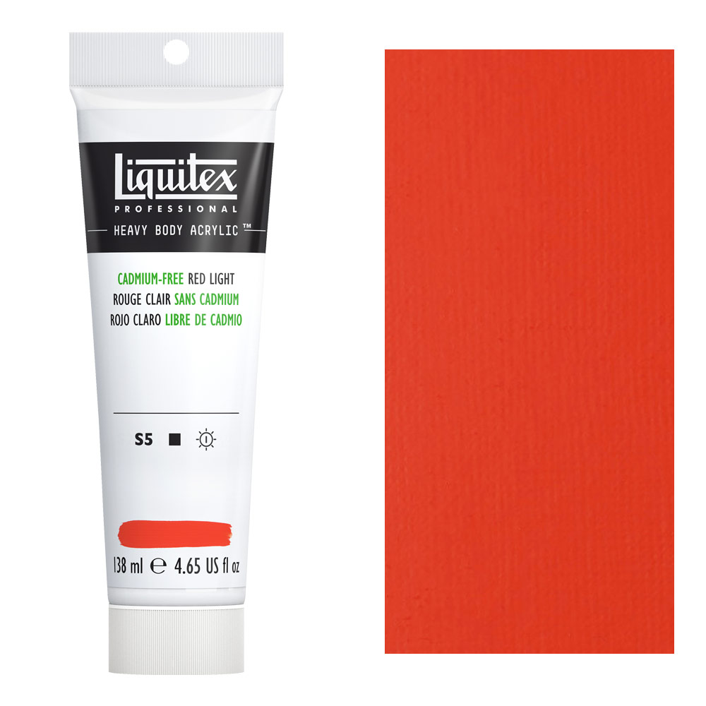 Liquitex Professional Heavy Body Acrylic 4.65oz Cadmium-Free Red Light